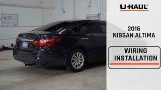 2016 Nissan Altima Trailer Wiring Harness Installation