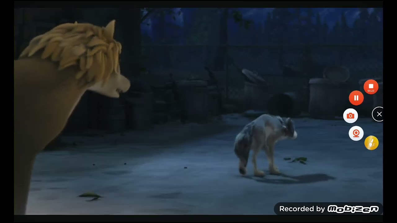 Alpha and omega (2010) peeing in the cup fake scene 2