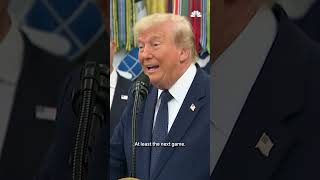 Presidents Trump confirms he asked FIFA for red card review