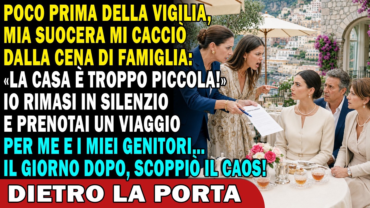 Mia suocera mi ha cacciata dal pranzo di Natale davanti a tutta la famiglia, dicendo che la casa era troppo piccola. Ho spento il telefono e portato i miei genitori in un resort di lusso in...