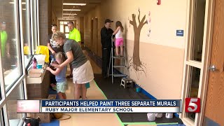 Special Murals Commissioned At Local School
