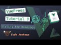 VuePress Tutorial 9 - Styling the Homepage