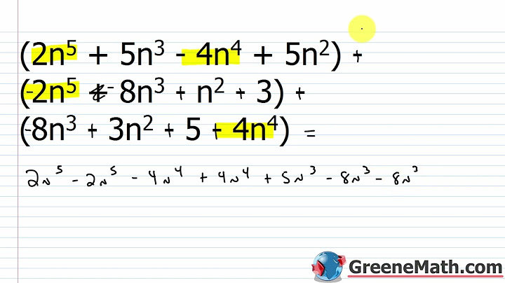 Adding and subtracting polynomials worksheet answers pdf