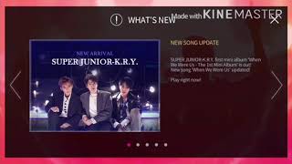 SuperStar SMTOWN • New Arrival Super Junior K.R.Y Event New Theme Update