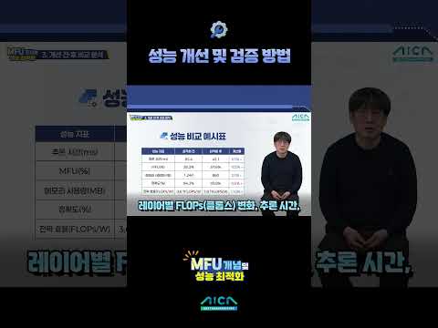 [무료 강의] AI융합아카데미┃MFU 개념 및 성능 최적화 맛보기 03 #shorts