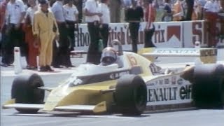 Renault Formula 1 RS 01 "F1 Turbo" - Historic Footage, 1979