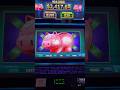 Full Screen Pig! Piggy Bankin Slot! Rare 5 Banks  #slots #casino #jackpot #slotmachine #bonus