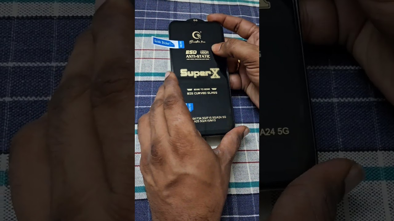 Tempered glass with Guide sticker 