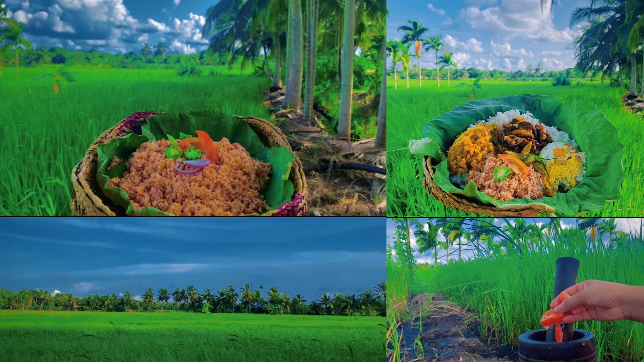 Cooking with a view 🍃 Enjoy beautiful nature with rural life