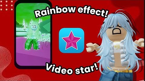 How to add the rainbow effect in video star! (Requested) 😆🫶