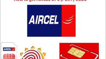 How to get AIRCEL UPC (PORT) CODE within 5 minutes in Tamil