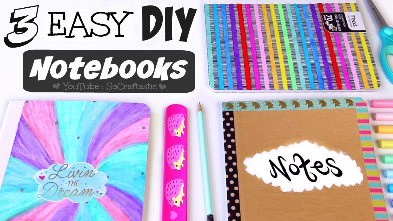 10 Best DIY School Supply Ideas in 2018 - How To DIY School Supplies