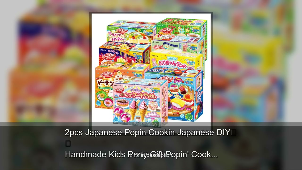 2pcs Japanese Popin Cookin Japanese DIY Handmade Kids Party Gift Popin' Cookin' Japaneese DIY K