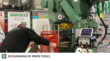 BRUDERER PRESS - SMED TOOL CHANGEOVER DEMONSTRATION