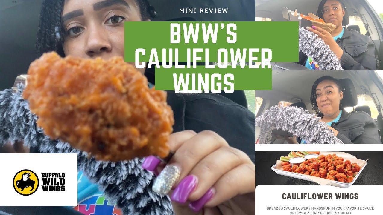 Trying Buffalo Wild Wings Cauliflower Wings| Mini review| MUST WATCH!!
