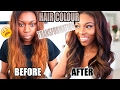 HOW I CHANGED MY HAIR COLOUR AFTER BLEACHING FAIL! HONEY CHOCOLATE BROWN ad
