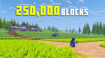 I Placed 250,000 Blocks For This