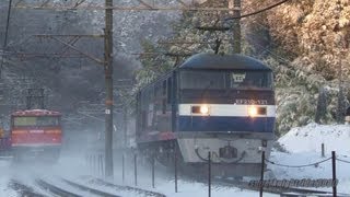 JR貨物 EF210-121号機+EF67 104号機 貨物列車5074レ 瀬野→八本松 2013.2