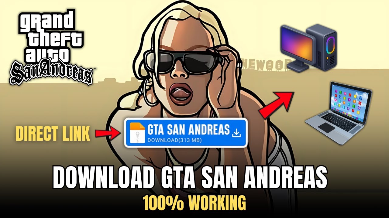 How to download gta san andreas for pc and laptop 2025 hindi - YouTube