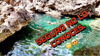 Visita este paraíso escondido 🫣. Pocos lo conocen 🤯😉. 👉🏽 AGUA SALADA Y LA POZA AZUL. 4K