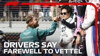 Danke Seb: Drivers Say Farewell To Sebastian Vettel