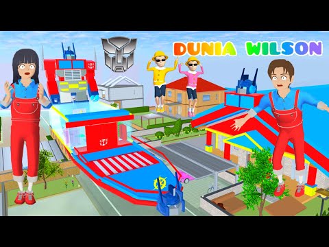 Yuta Naik Kapal Robot Optimus Prime 😍 Yuta Mio Main Game Robot Transformers