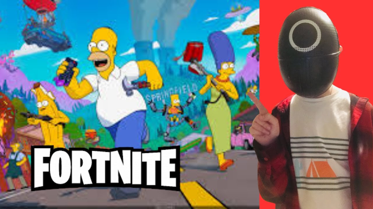 Découverte de la nouvelle saison simpson Fortnite ft 