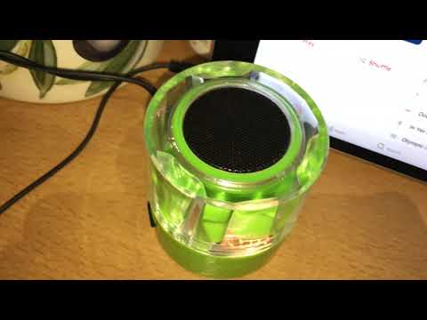 goodmans bluetooth speaker with led lights