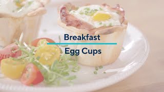 Quick Breakfast Egg Cups | Half Homemade