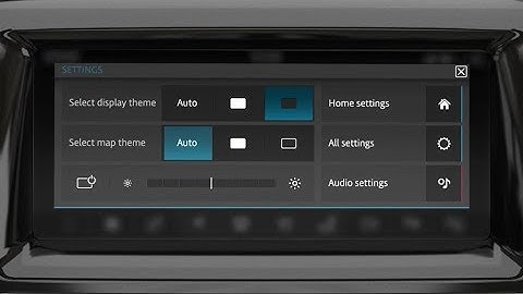 Jaguar E-PACE | InControl Touch Pro: Settings