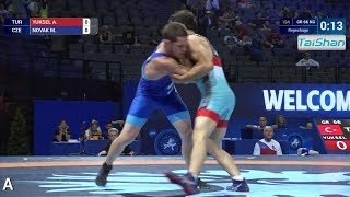 Repechage Gr - 66 Kg: A. Yuksel (Tur) Df. M. Novak (Cze) By Vpo1, 7 - 1