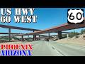 US 60 West - Superstition Freeway - Phoenix - Arizona - 4K Highway Drive