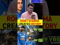 ROHIT SHARMA CREATES HISTORY #rohitsharma #indvsafg #gautamgambhir #shubmangill