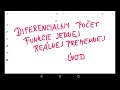 Diferenciálny počet - Úvod
