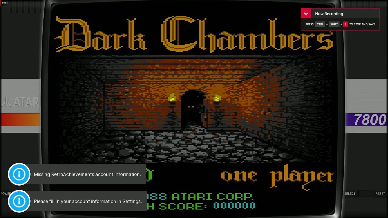 Dark Chambers (Atari 7800) – The Forgotten Ancestor of Gauntlet! Classic Dungeon Action!