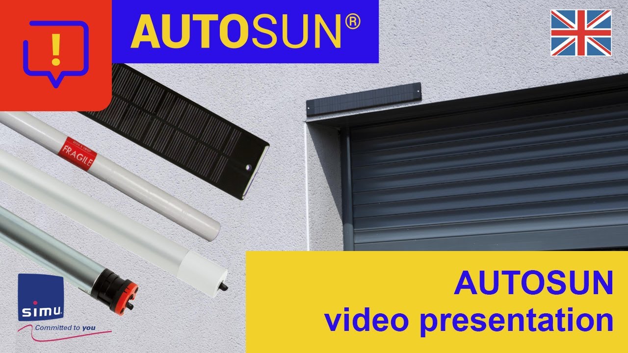 Autosun, solar motorisation for roller shutters