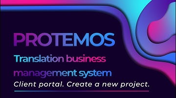 Client portal. Create a new project.