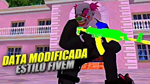DATA MODIFICADA ESTILO FIVEM (Sem Bug de Render) PARA SAMP LAUNCHER E APK