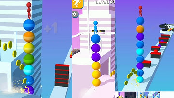 Stack Rider - all Levels gameplay walkthrough Android,ios 57 - 67