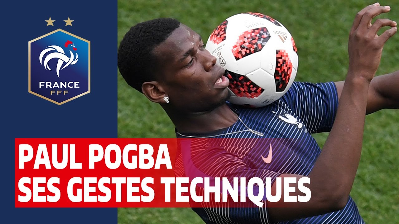 Paul Pogba, ses gestes techniques, Equipe de France I FFF 2020 YouTube