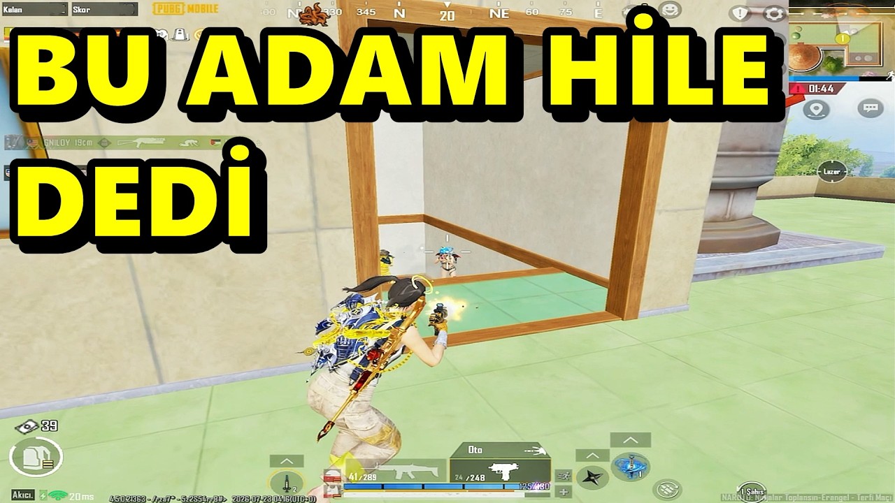 BU ADAM HİLE DEDİ ! ÖYLE BİR OYNADIM Kİ BATUR GAME SOLO SQUAD PUBG MOBİLE