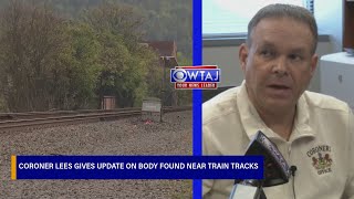Coroner Jeff Lees gives update on body found near Johnstown train tracks | WTAJ