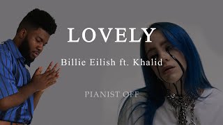 Billie Eilish, Khalid - lovely | piano tutorials | karaoke
