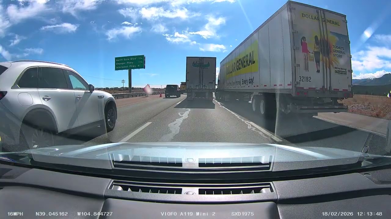 I-25 semi into my car