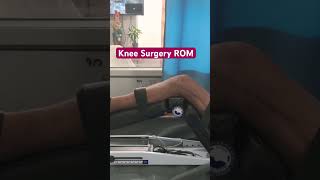 Knee surgery Rom #kneesurgery #kneepainrelief #kneepain #kneeexercise #kotputlinews #youtubeshorts