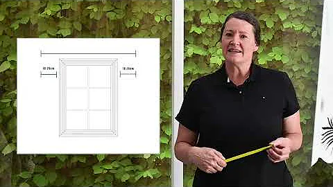 How to measure your window for a curtain