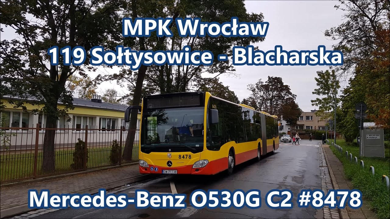 MPK Wrocław - linia 119, Mercedes-Benz O530G C2 #8478