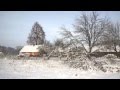 Зима  д. Краски (Волковысский район) 2016 год