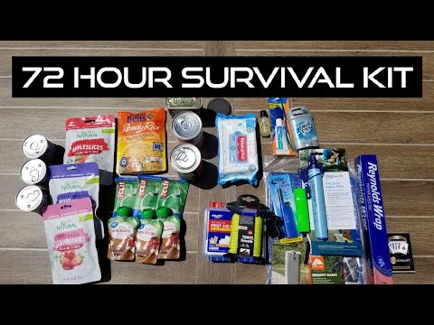 How to make a 72 hour emergency survival kit/DIY bug out bag - YouTube