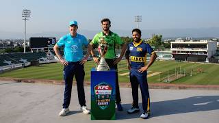 Three Captains, One Trophy 🏆🏏 Captains Unveil ODI Tri-Series Trophy at Rawalpindi Cricket Stadium